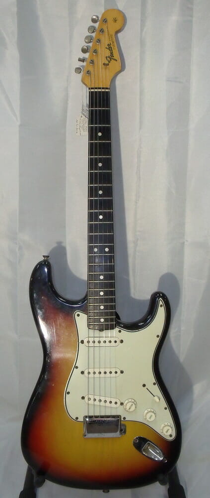 Vintage Fender Stratocaster Guitar circa 1965 (Pre-CBS) w. case & - L. Oppleman