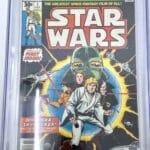 Front of Marvel Comic's Star Wars A New Hope #17