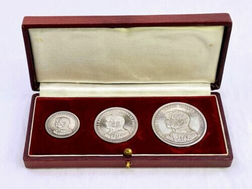 top of 1898 Portugal Silver Coins