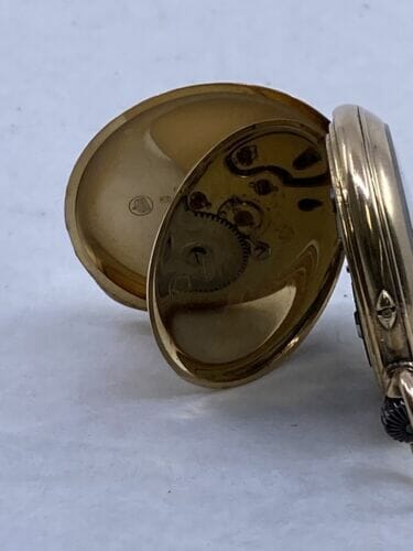 IWC 14KTYG Pocket Watch 9