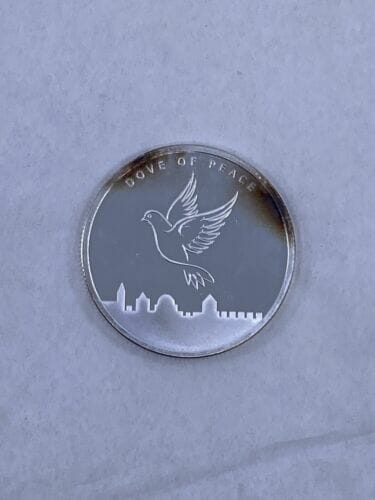 front of The Holy Land Mint Silver Bullion